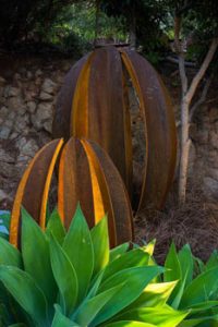 Unique Corten Steel Garden Sculptures, Lighting | Matt Hill Projects